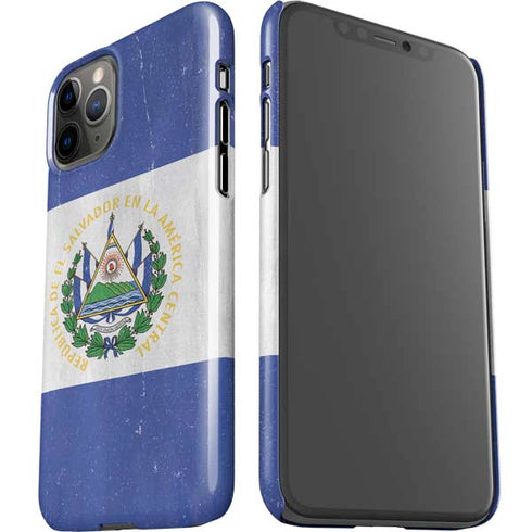 El Salvador Flag Distressed iPhone 11 Pro Lite Case